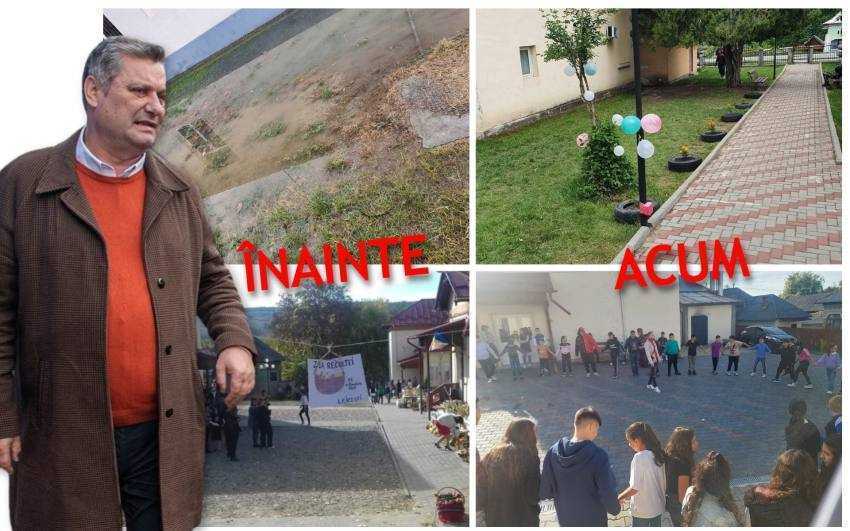 primar Nicolae Pana investititi scoli cosesti inainte si dupa