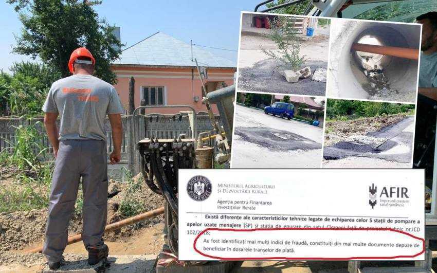 Bugaru Trans lucrari canalizare controversate Bugaru Trans lucrari canalizare controversate