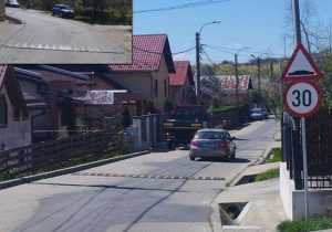 Pitești. Limitator de viteză nou amplasat pe strada Dimitrie Butculescu 1 Sursă foto: Facebook Primăria Municipiului Pitești.