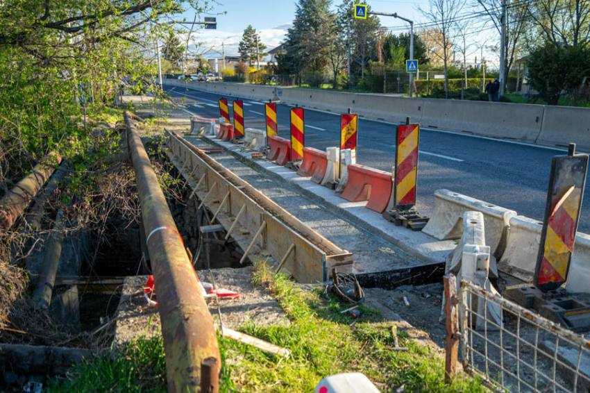 pod dn73 maracineni Sursă. foto: Facebook PSD Argeș.