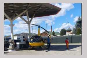 elicopter Curtea de Argeș