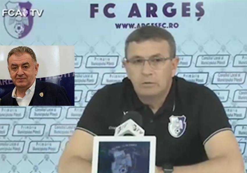 cristian gentea eugen Sursă foto: screenshot Fotbal Club Argeș Pitești si Facebook Cristian Gentea