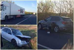 page - Accident la Lunca Corbului! Implicate două camioane și două autoturisme