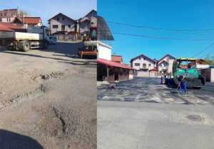 Cartier Trivale - lucrări de asfaltare, în derulare 19 Sursă foto: Facebook Primăria Municipiului Pitesti