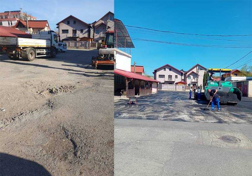 asfaltare cartier trivale pitesti Sursă foto: Facebook Primăria Municipiului Pitesti