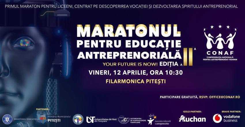 Maratonul pentru Educație Antreprenorială! Competiție de idei de afaceri – provocare pentru adolescenții argeșeni 1 maraton educatie antreprenoriala arges