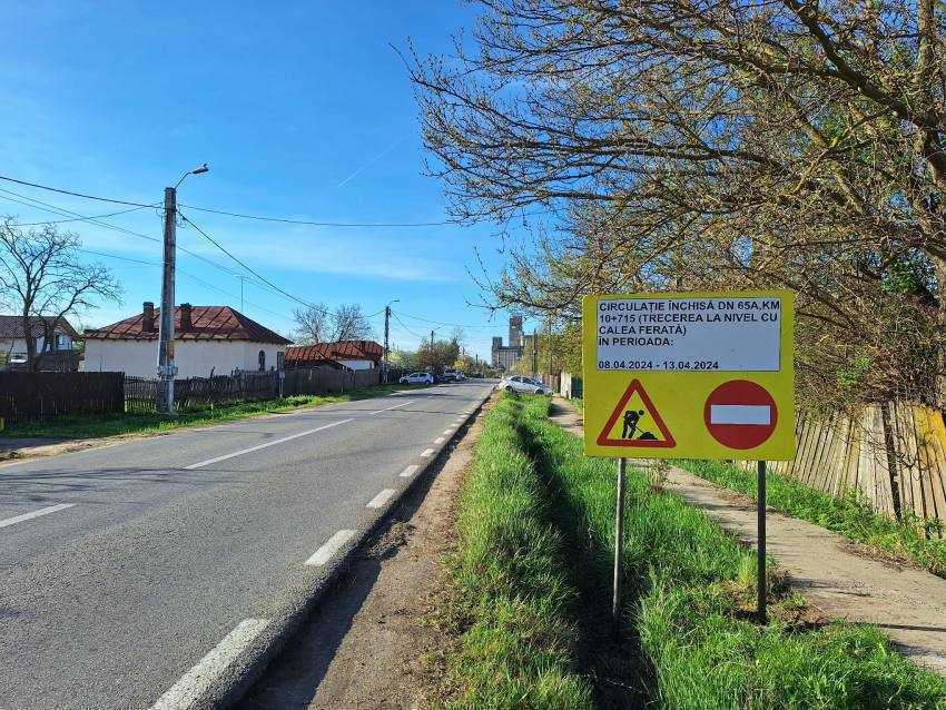 circulatie inchisa Costești