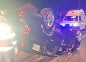 3f0f41cb df8b 4ce0 a586 f38cee19107e - Bradu: Un tânăr de 35 de ani s-a urcat băut la volan și s-a răsturnat cu mașina