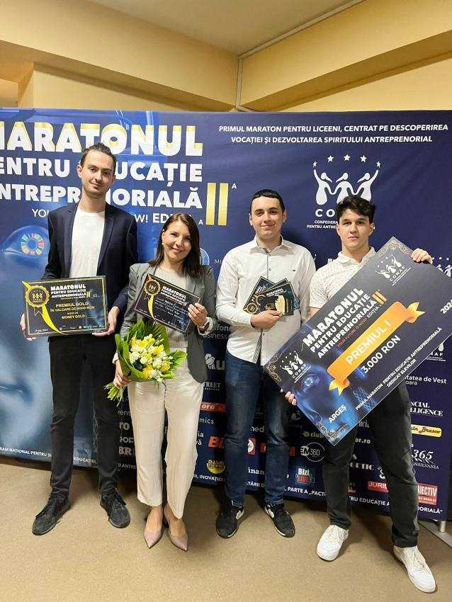 Ideea câștigătoare a Maratonului pentru Educație Antreprenorială a aparținut echipei de la „Zinca Golescu” 2 Conaf castigatori maraton