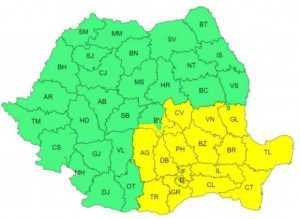 Argeș. Cod Galben de vijelii, ploi torențiale și grindină 1 897861 - Argeș. Cod Galben de vijelii, ploi torențiale și grindină