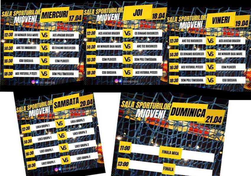 meciuri la mioveni deschidere Sursă foto: Facebook Primăria Orașului Mioveni