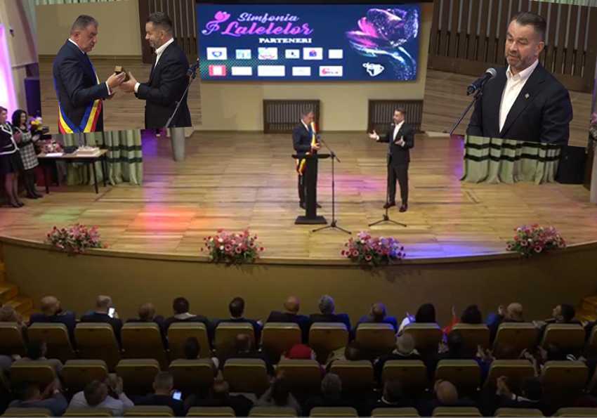 Ovidiu Puiu la Simfonie 1 Sursă foto: screenshot Facebook Primăria MUnicipiului Pitesti.