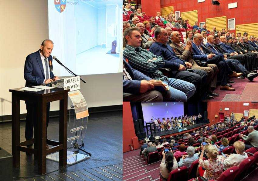 ion georgescu deschidere simpozion Sursă foto: Facebook Primăria Orașului Mioveni.