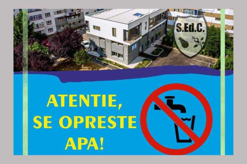 Argeș. Miercuri, 24 aprilie se oprește apa potabilă la Budeasa Mare