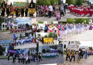 Peste 1.500 de copii și tineri din Pitești au participat la parada din deschiderea Simfoniei Lalelelor 2024! 1 Sursă foto: FRacebook Primăria Municipiului Pitești.