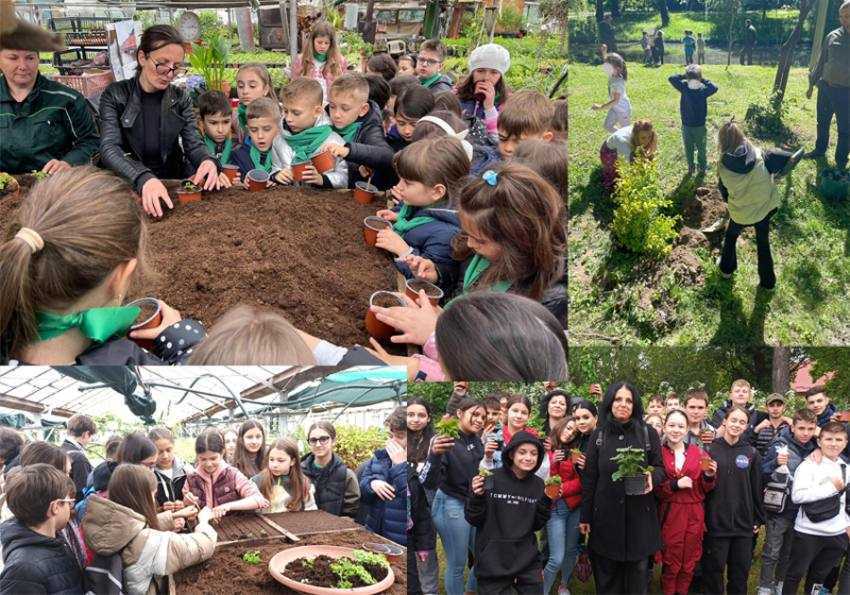 Sute de elevi piteșteni au făcut activități educative în natură