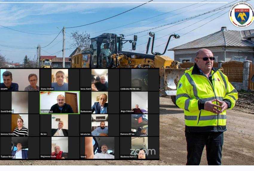 cj minzina sedinta extraordinara Sursă foto: Facebook CJ Argeș.