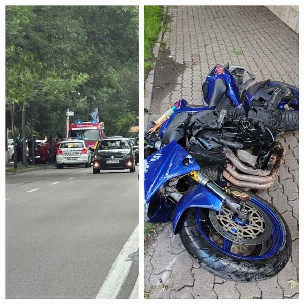 accident motociclist pitesti