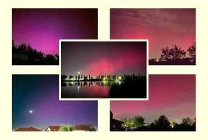 page 1 - Aurora boreală, vizibilă în mai multe zone din România