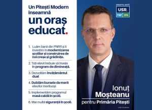Ionuț Moșteanu, candidatul Alianței Dreapta Unită: Piteștiul Modern înseamnă investiții în educație 3 Sursă foto: Facebook Ionuț Moșteanu.