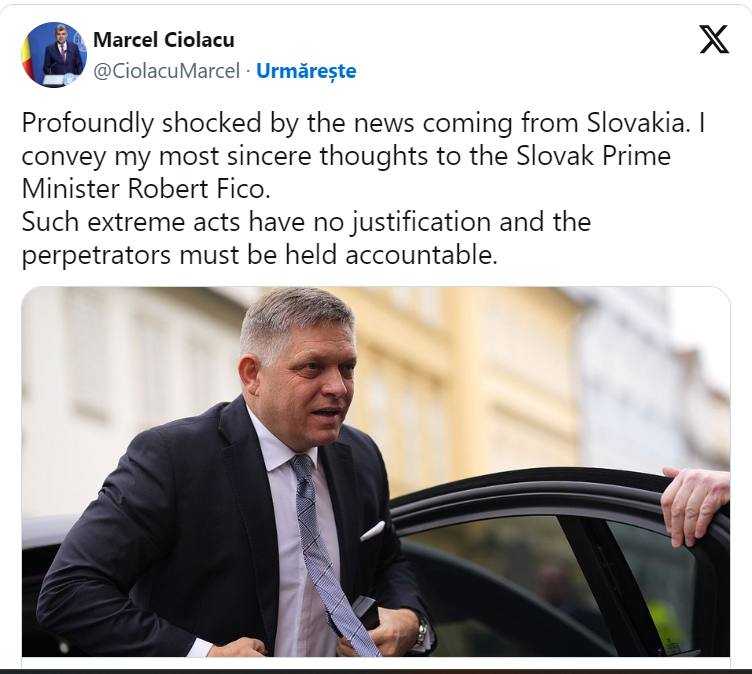 Care este starea lui Robert Fico, premierul Slovaciei după ce acesta a fost împușcat 2 mc - Care este starea lui Robert Fico, premierul Slovaciei după ce acesta a fost împușcat