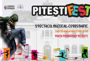 Spectacol de muzică și dans, cu și pentru tineri, pe scena din Piața Primăriei 21 Sursă foto: Primăria PItești