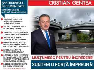 Primăria Pitești a atras sponsorizări de la privați 1 Sursă foto: Facebook Cristian Gentea.