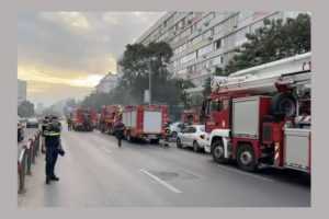 Incendiu langa Dinamo