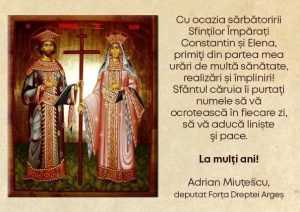 443699325 850531866896543 6638342480755456274 n - Deputat Adrian Miuțescu: „Sfântul căruia îi purtaţi numele să vă ocrotească în fiecare zi!”