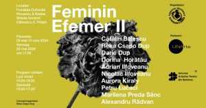 Invitatie vernisaj -Feminin Efemer #2
