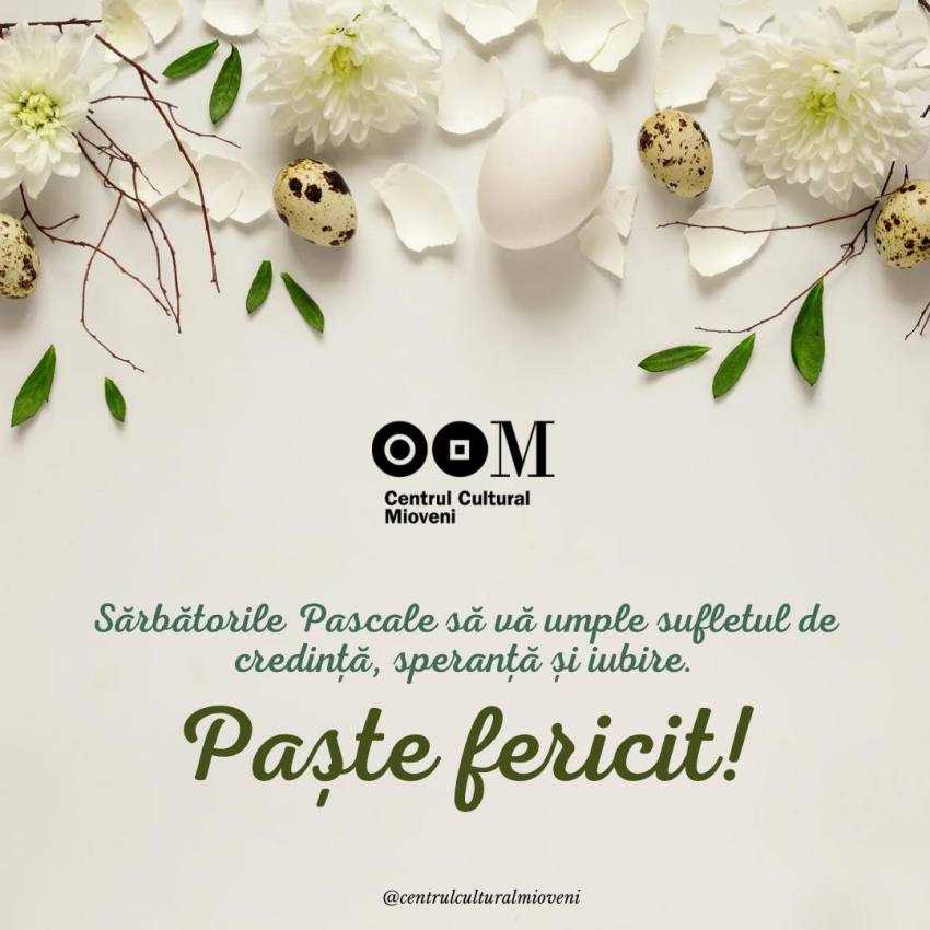 441531506 969096208551561 5133511031705326525 n - Centrul Cultural Mioveni: „Paște fericit!”