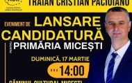Lansare candidatura Cristian Pacioianu primar Micesti