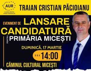 Lansare candidatura Cristian Pacioianu primar Micesti