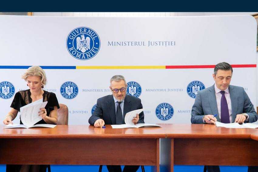 protocol ministerul justitiei marire bani avocati Sursă foto: Facebook Ministerul Justiției.