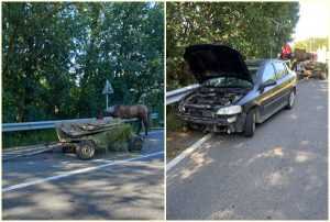 Accident între o mașină și o căruță la Vedea! Un tânăr de 22 de ani a ajuns la spital 1 page 1 - Accident între o mașină și o căruță la Vedea! Un tânăr de 22 de ani a ajuns la spital