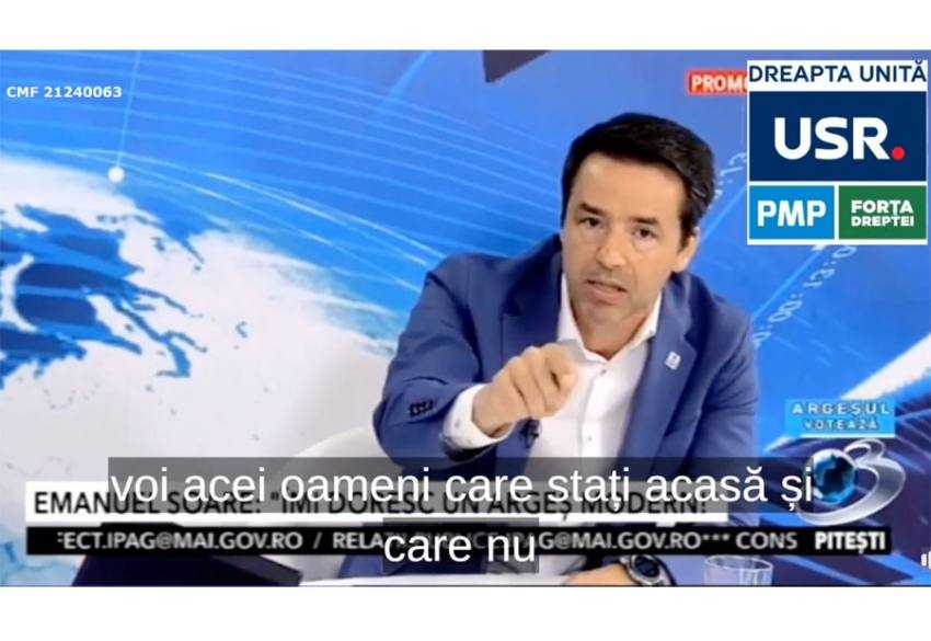 emanuel. soare screenshot Sursă foto: screenshot Facebook Emanuel Soare