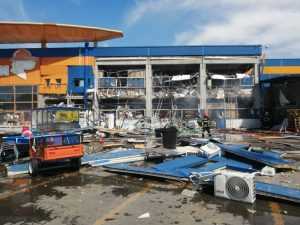 (Video) Anchetă în urma exploziei de la centrul comercial din Botoșani! 15 persoane au fost rănite! 13 explozie Botosani