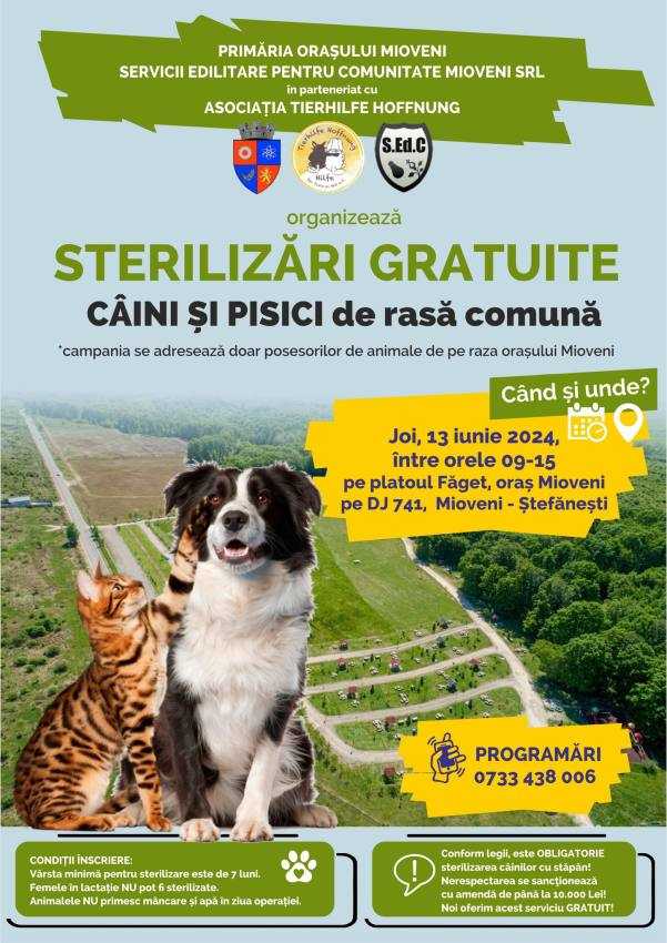 sterilizari la Mioveni