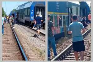 Plan Roșu activat! Două vagoane ale unui tren au deraiat la Drăgănești de Vede 1 tren deraiat