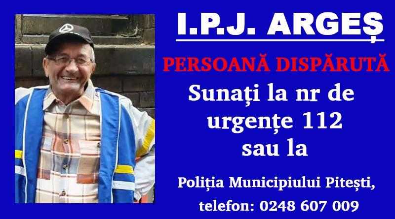 barbat disparut Maracineni