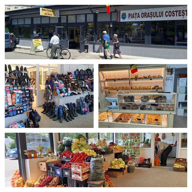 Modernizarea pieței orașului Costești 1 piata Costești