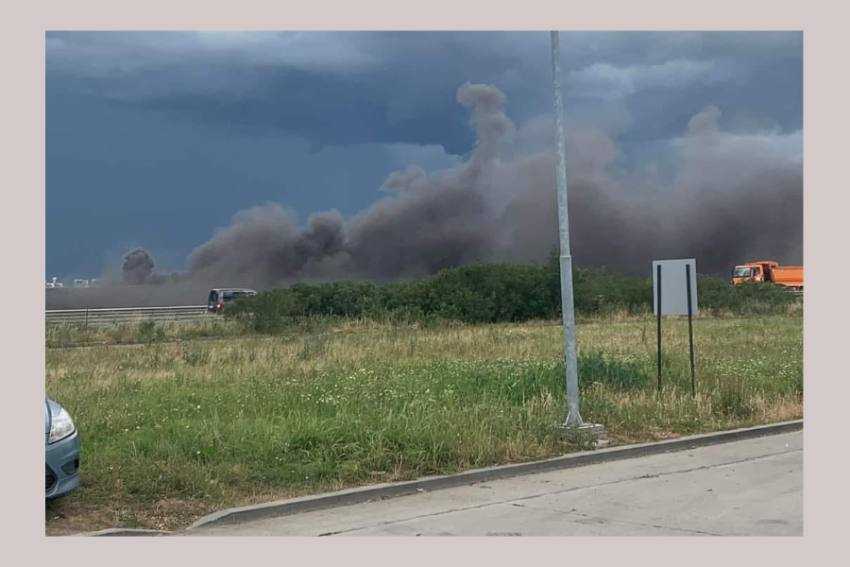 incendiu fabrica arges