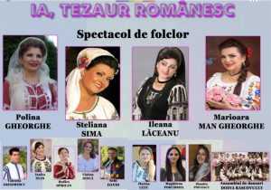 ”Ia, tezaur românesc”. Spectacol de folclor în Piața Primăriei 1 SWursă foto: Facebook Primăria MUnicipăiului Pitești.