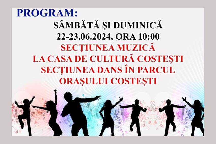 La Costești are loc Festivalul-concurs Național de muzică și dans „Floare de castan” 2 festival la Costești