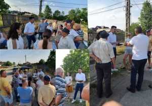 Prefectul de Argeș - în audiență la Rătești. Sătenii s-au plâns de mizerie 1 Sursă foto: PNL Argeș.