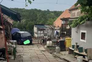 2a6b3256 8df5 4205 9770 036227107bfe - Și-a accidentat mama în timp ce încerca să parcheze mașina în curte. Femeia nu deține permis de conducere