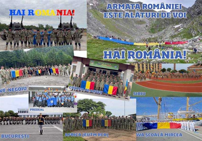 hai romania Sursă foto: screenshot Facebook MApN.