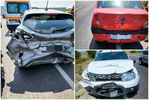 page 2 - Carambol cu trei mașini la Albota! O persoană rănită