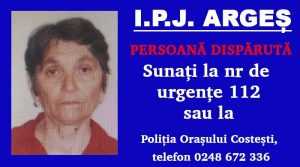 femeie disparuta Argeș