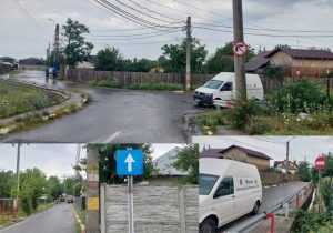 Atenție, șoferi! Un nou sens unic a fost instituit pe strada Aleea Poienii 6 Sursă foto: Facebook Primăria Orașului Mioveni.